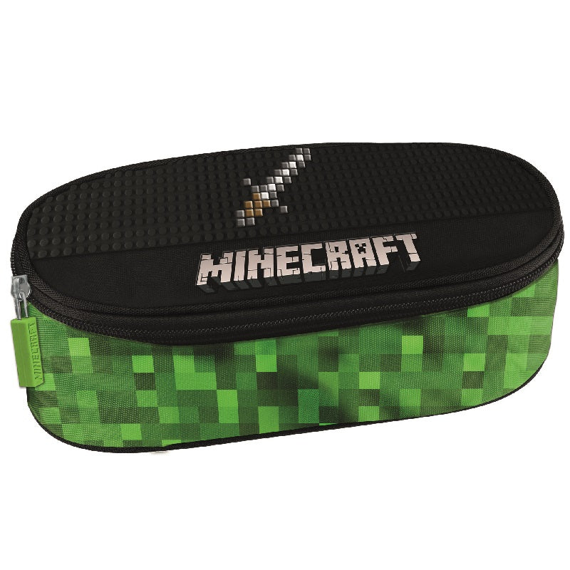 Ученически несесер овален Minecraft pixel
