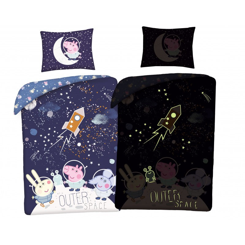Детски спален комплект Peppa Pig Космос
