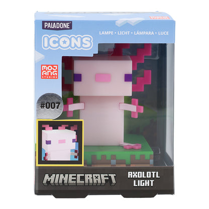 Лампа Minecraft Axolotl Icon