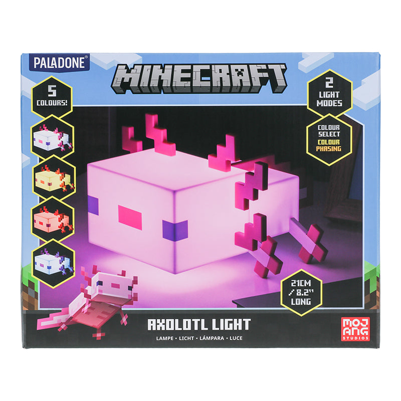 Лампа Minecraft Axolotl