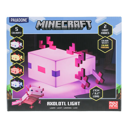 Лампа Minecraft Axolotl
