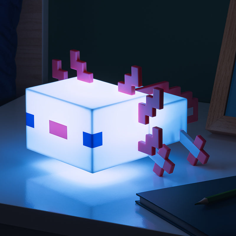 Лампа Minecraft Axolotl