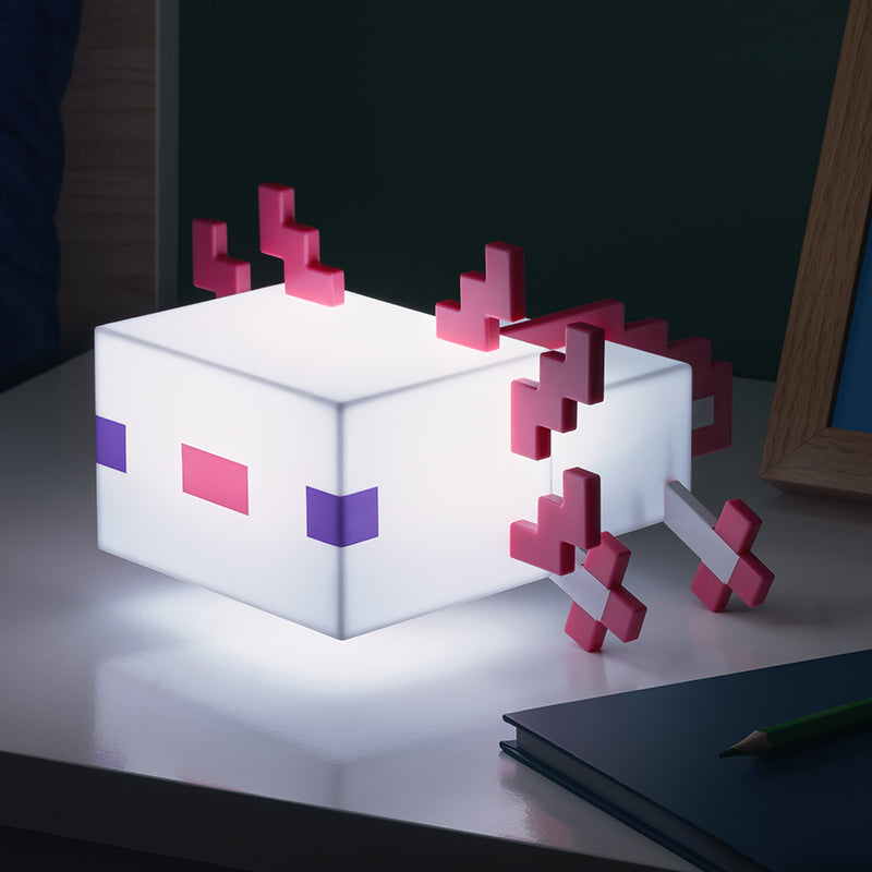 Лампа Minecraft Axolotl