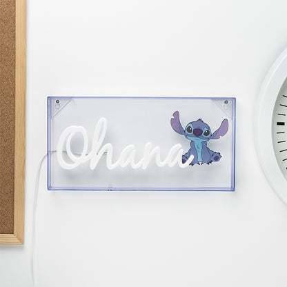 LED неонова лампа Stitch Ohana