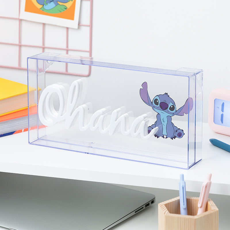 LED неонова лампа Stitch Ohana