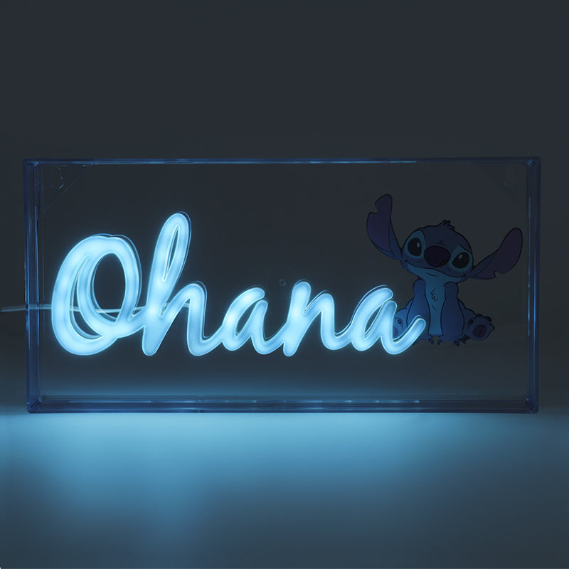LED неонова лампа Stitch Ohana