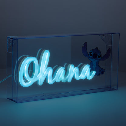 LED неонова лампа Stitch Ohana