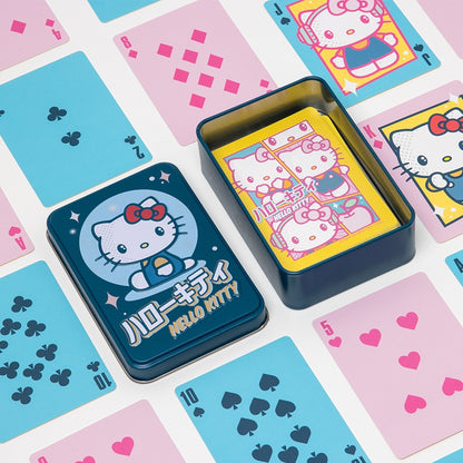 Карти за игра Hello Kitty в метална кутия
