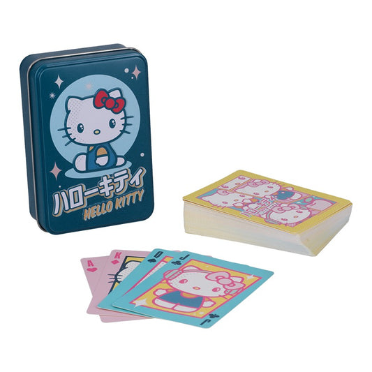 Карти за игра Hello Kitty в метална кутия