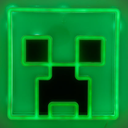 Стенна лампа Minecraft Neon Creeper