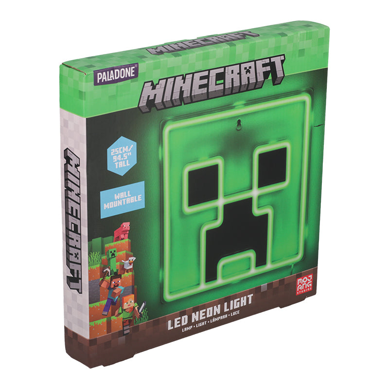 Стенна лампа Minecraft Neon Creeper