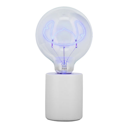 Нощна лампа с неонова LED крушка  Stitch