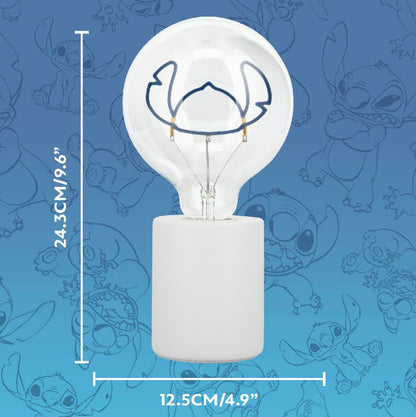 Нощна лампа с неонова LED крушка  Stitch