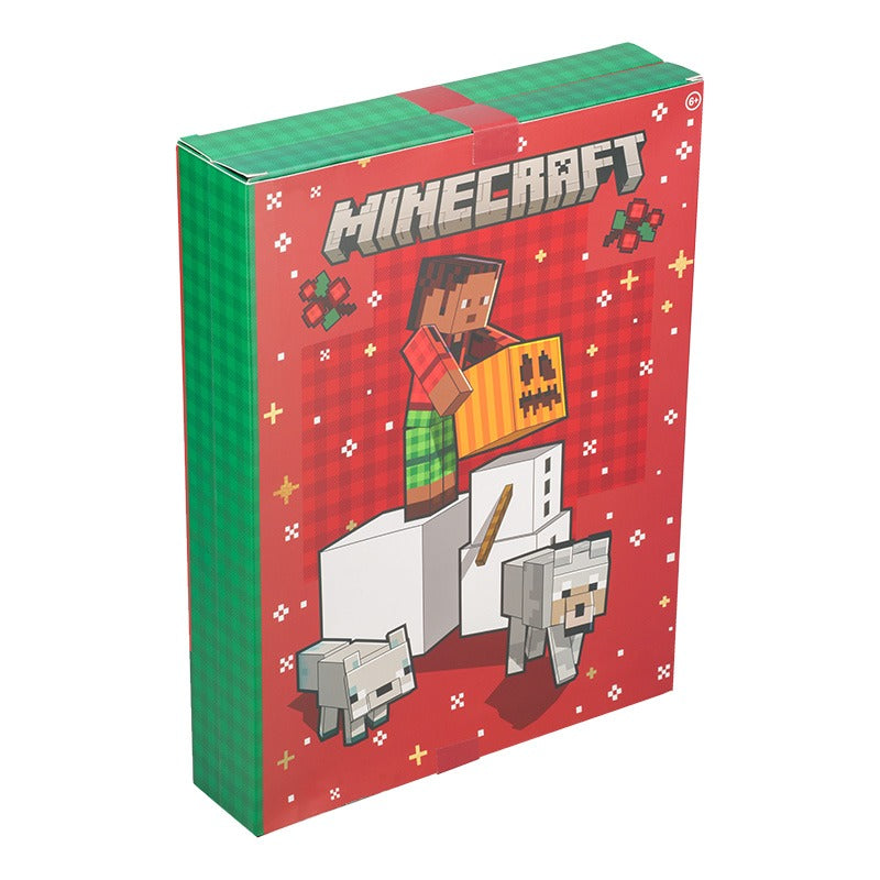 Коледен календар Minecraft Red