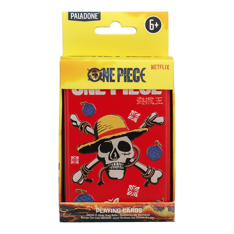 Карти за игра One Piece в метална кутия