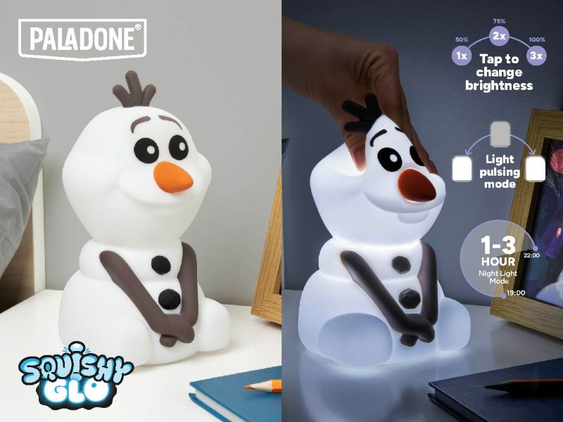 Силиконова лампа Frozen Olaf