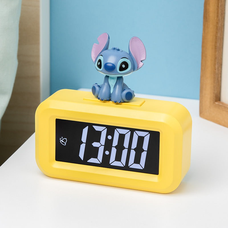 Будилник Stitch с мини фигурка