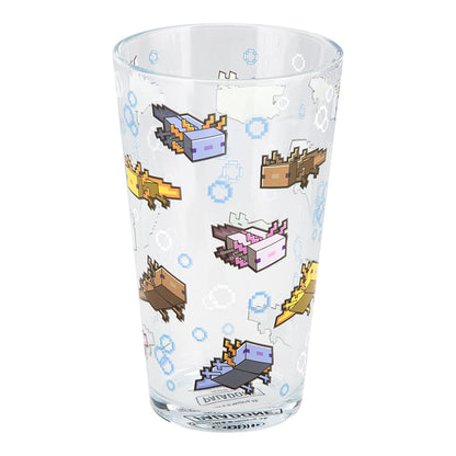 Стъклена чаша Minecraft Axolotl