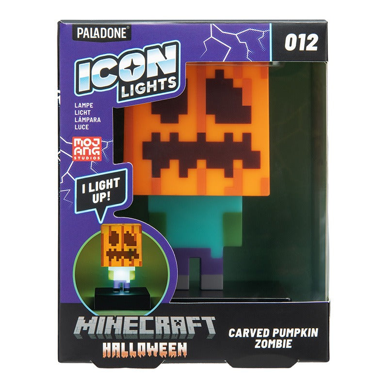 Лампа Minecraft Zombie Jack O Lantern Icon
