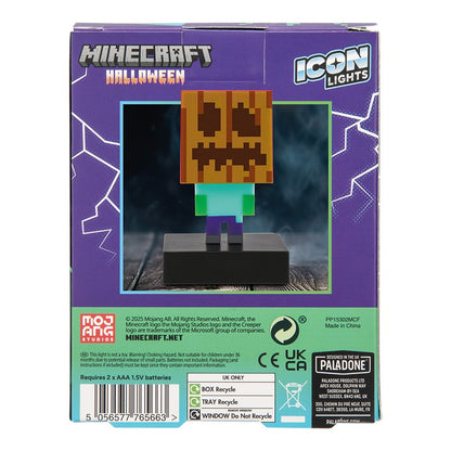 Лампа Minecraft Zombie Jack O Lantern Icon