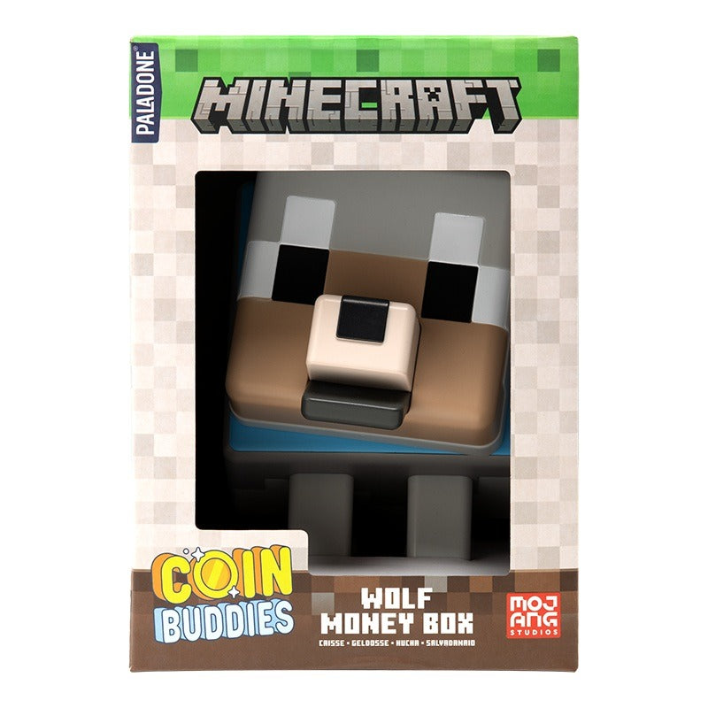 Касичка Minecraft Wolf фигурка със звук