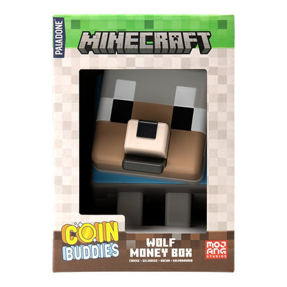 Касичка Minecraft Wolf фигурка със звук