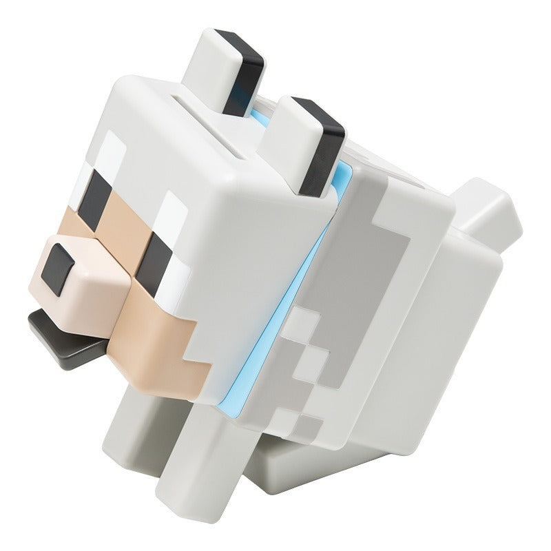 Касичка Minecraft Wolf фигурка със звук