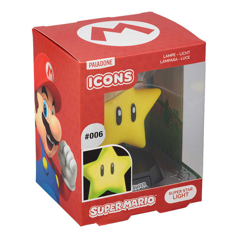 Лампа Super Mario Super Star Icon