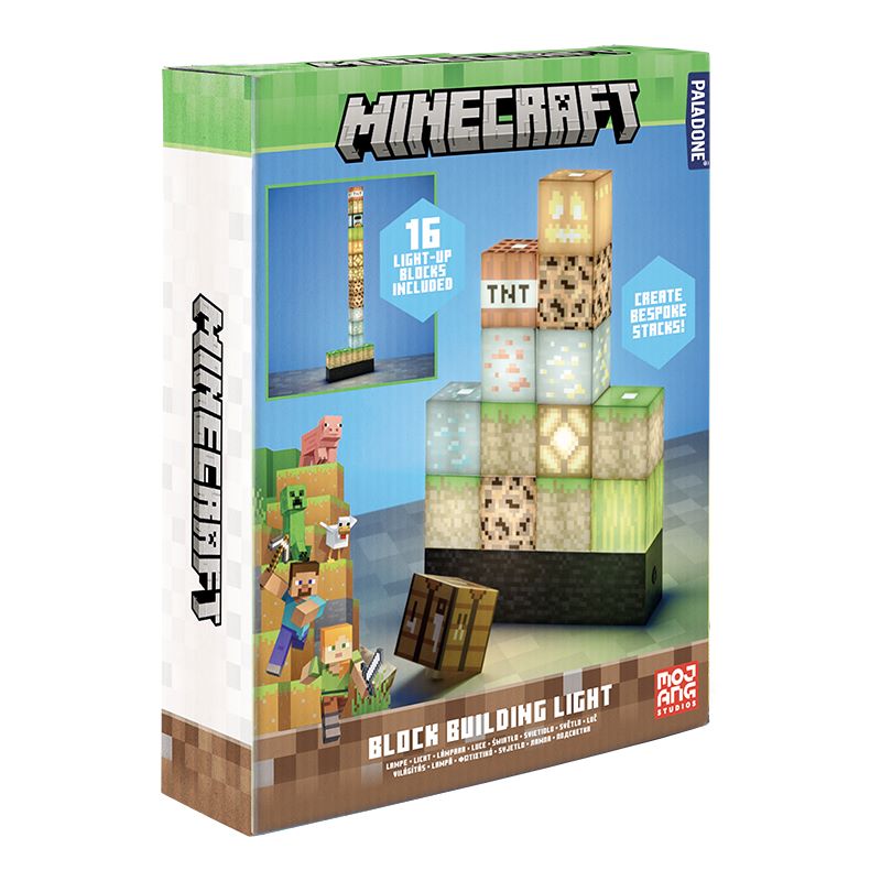 Лампа Minecraft Block Building Cubes