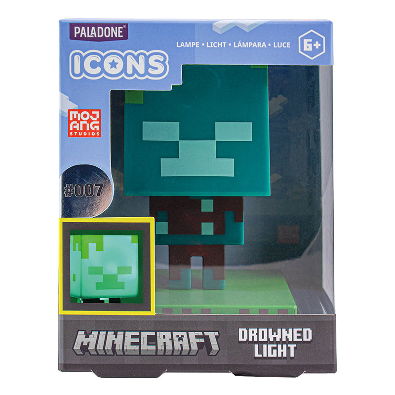Лампа Minecraft Drowned Zombie Icon