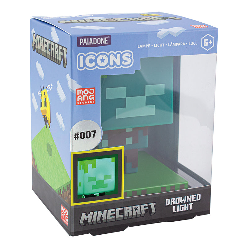 Лампа Minecraft Drowned Zombie Icon