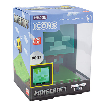 Лампа Minecraft Drowned Zombie Icon