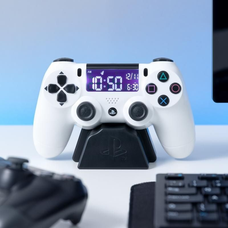 Будилник Playstation White Controller