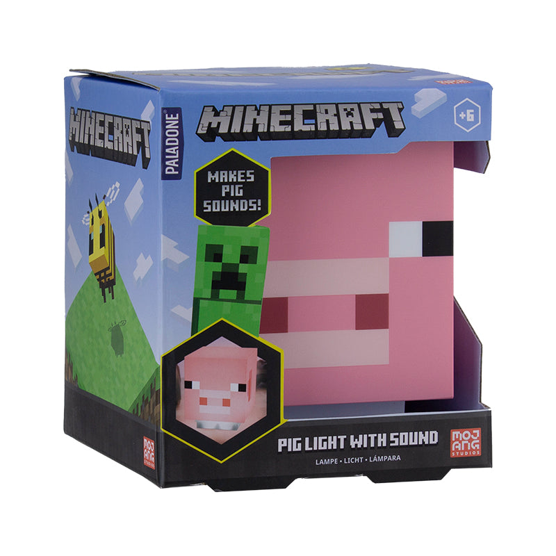 Лампа Minecraft Pig със звук