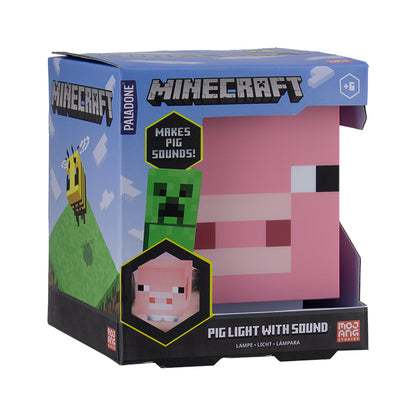 Лампа Minecraft Pig със звук