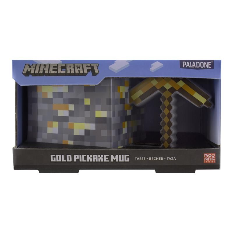 Керамична чаша Minecraft Pickaxe Gold 550 ml
