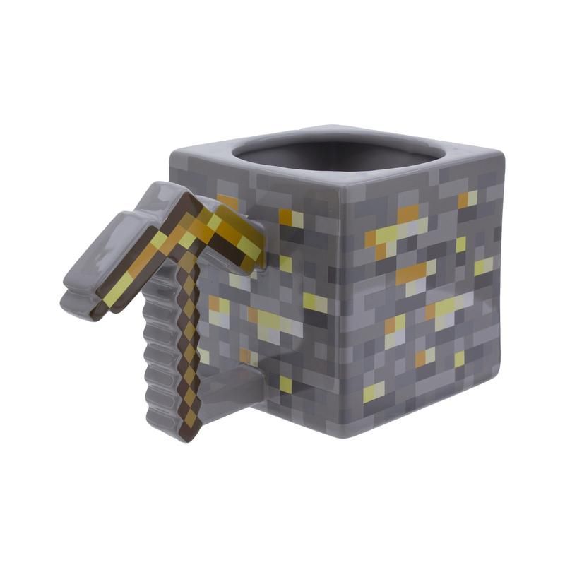 Керамична чаша Minecraft Pickaxe Gold 550 ml