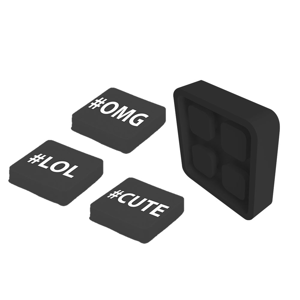 Пинче със светлоотразителна основа Pixie Crew Hashtag