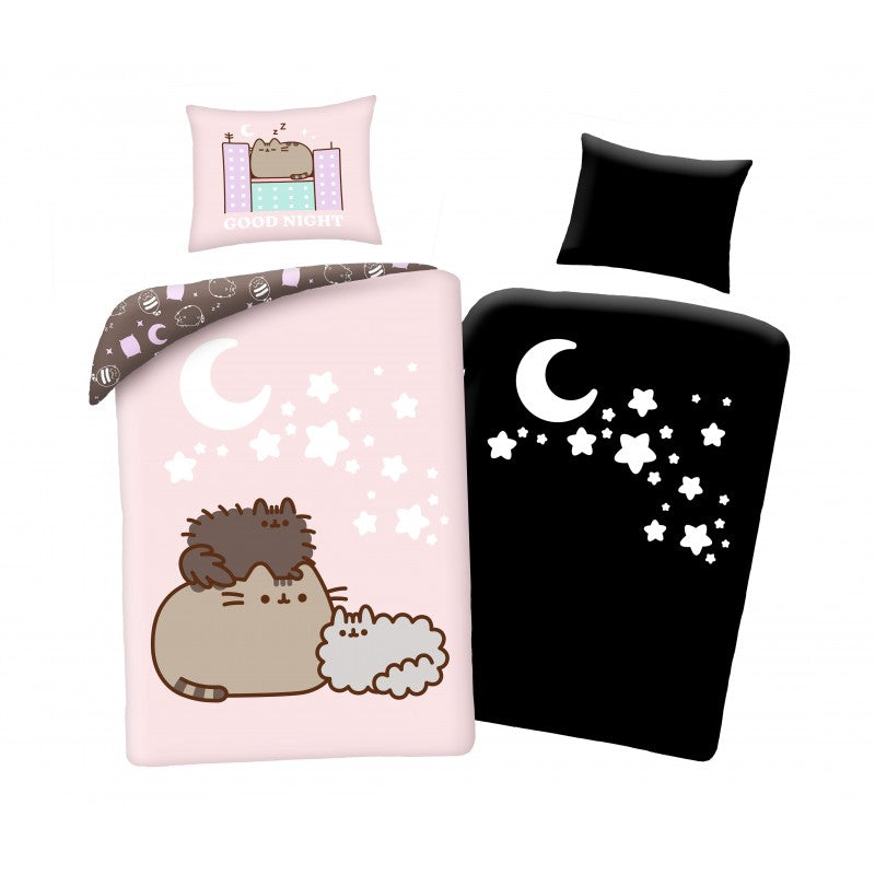 Детски спален комплект Pusheen светещ в тъмното 2701