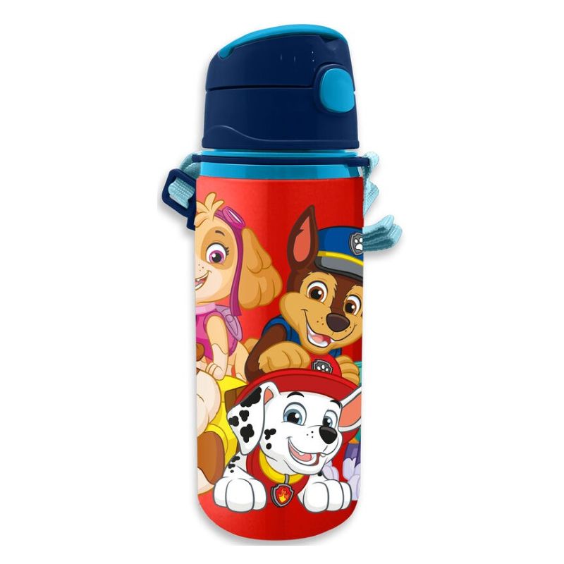 Алуминиева бутилка с дръжка Paw Patrol 600ml