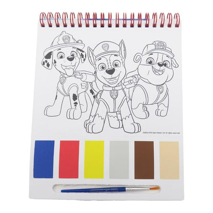 Скицник за оцветяване Paw Patrol с водни бои