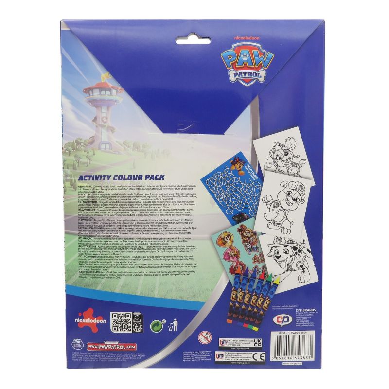 Сет плик за оцветяване Paw Patrol