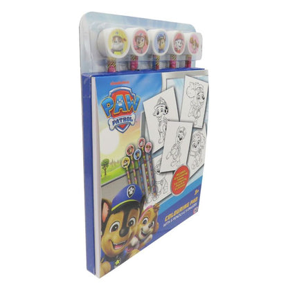 Сет за оцветяване с моливи с гума Paw Patrol