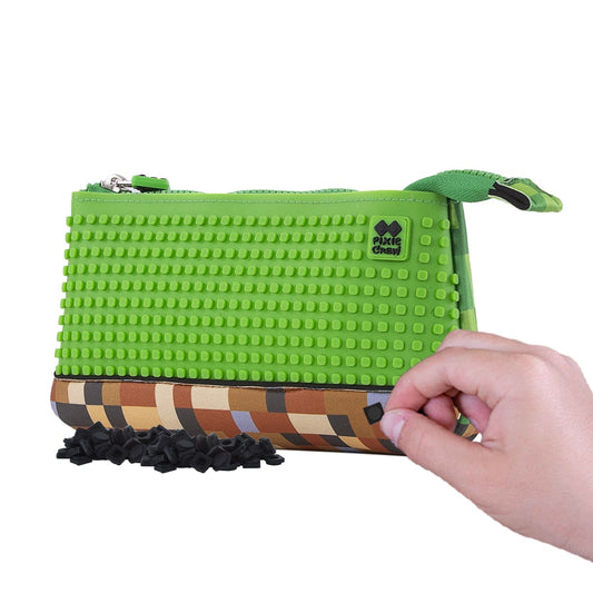 Несесер Pixie Crew Green/Brown мек без съдържание