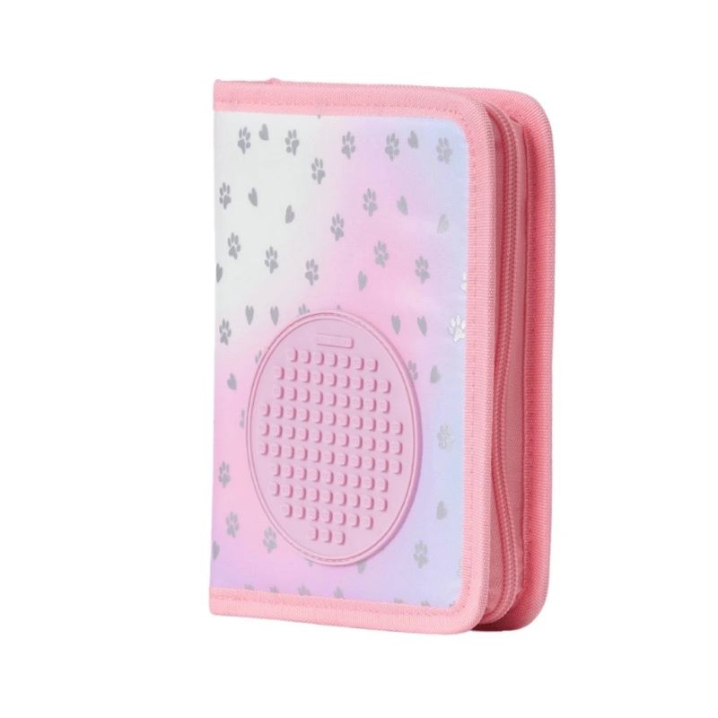 Ученически несесер Pixie Crew Pink Hearts&Paws