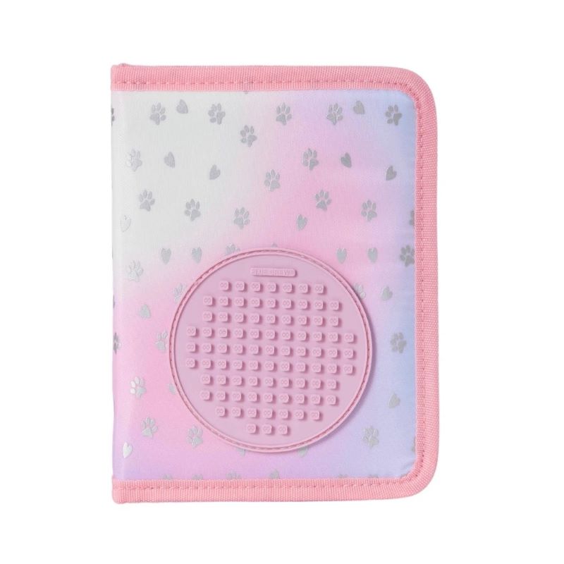 Ученически несесер Pixie Crew Pink Hearts&Paws