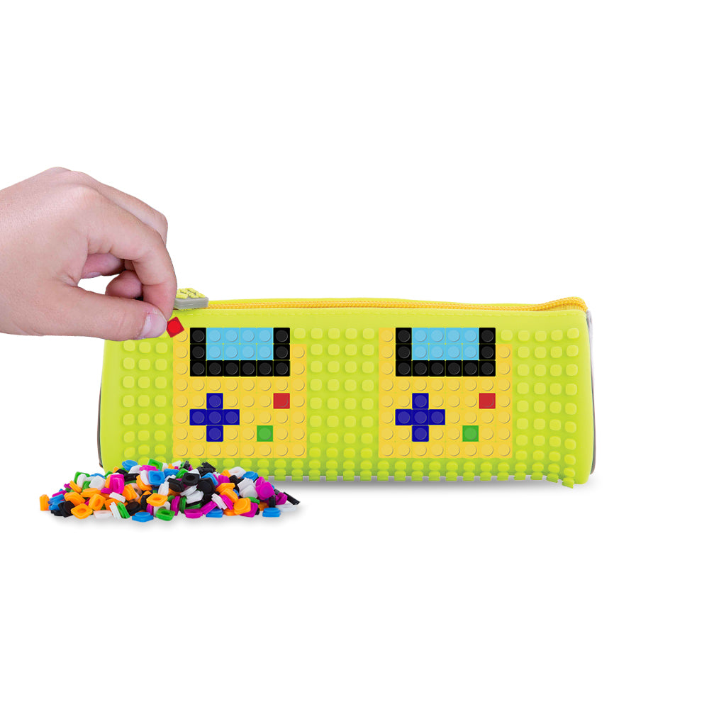 Несесер цилиндър Pixie Crew Grey/Neon