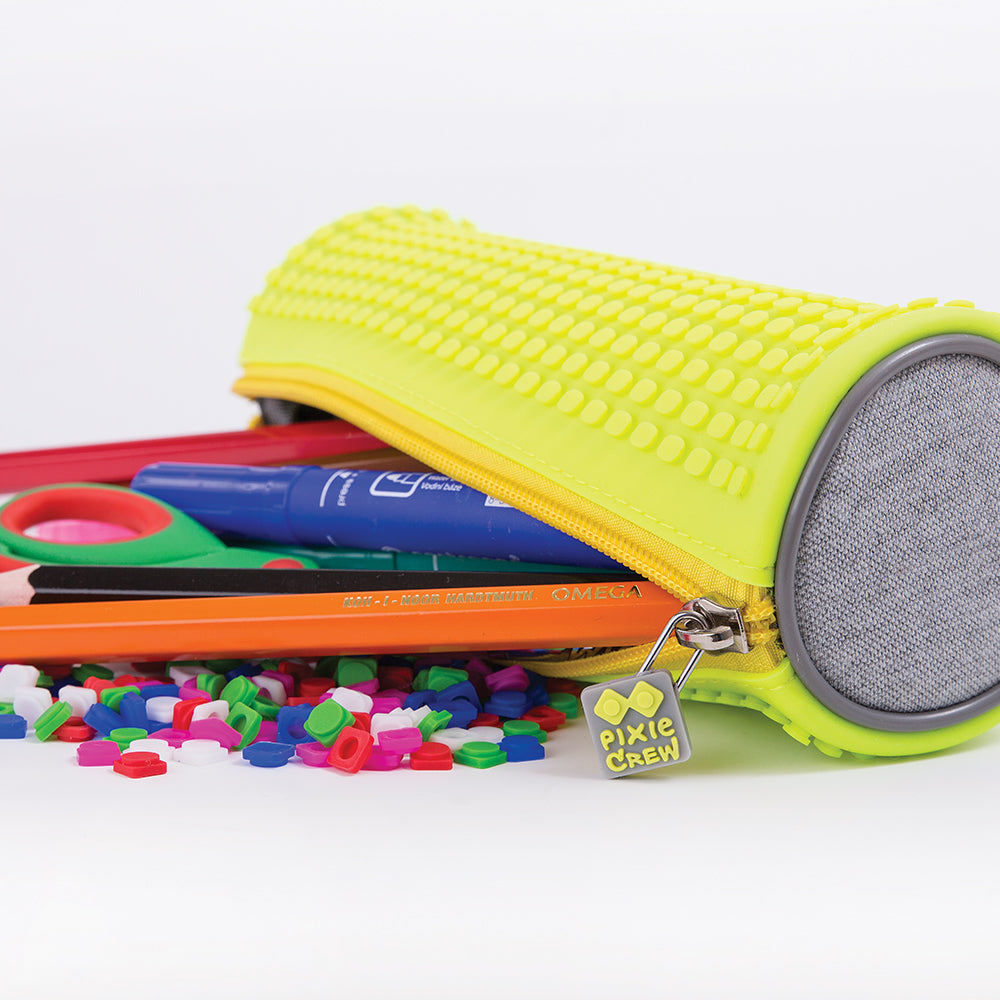 Несесер цилиндър Pixie Crew Grey/Neon