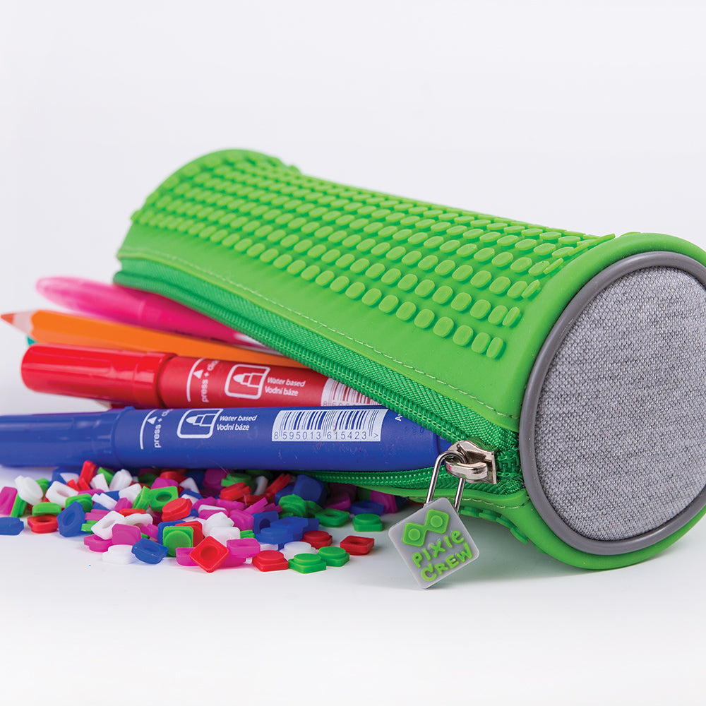 Несесер цилиндър Pixie Crew Grey/Green