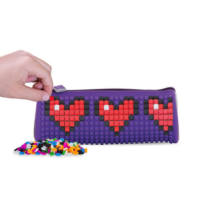 Несесер цилиндър Pixie Crew Grey/Purple